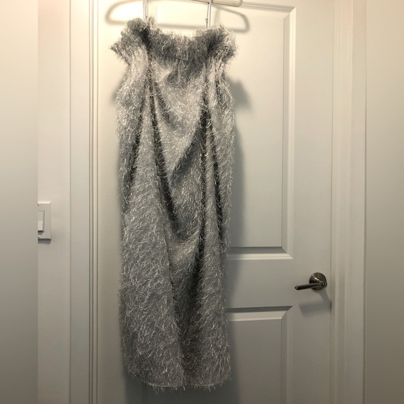 NWT ASOS silver tinsel cami dress - Picture 2 of 7
